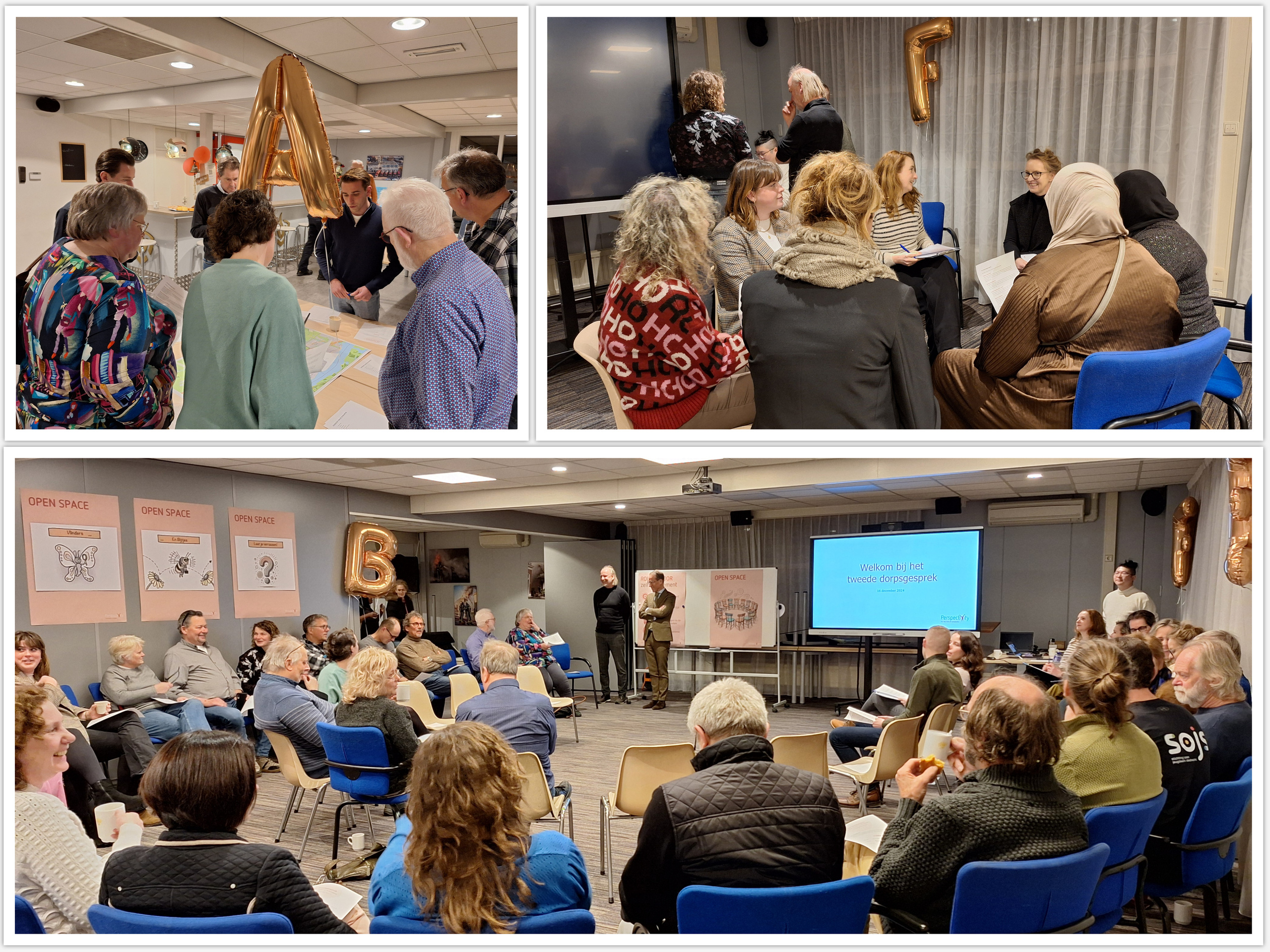 collage tweede dorpsgesprek