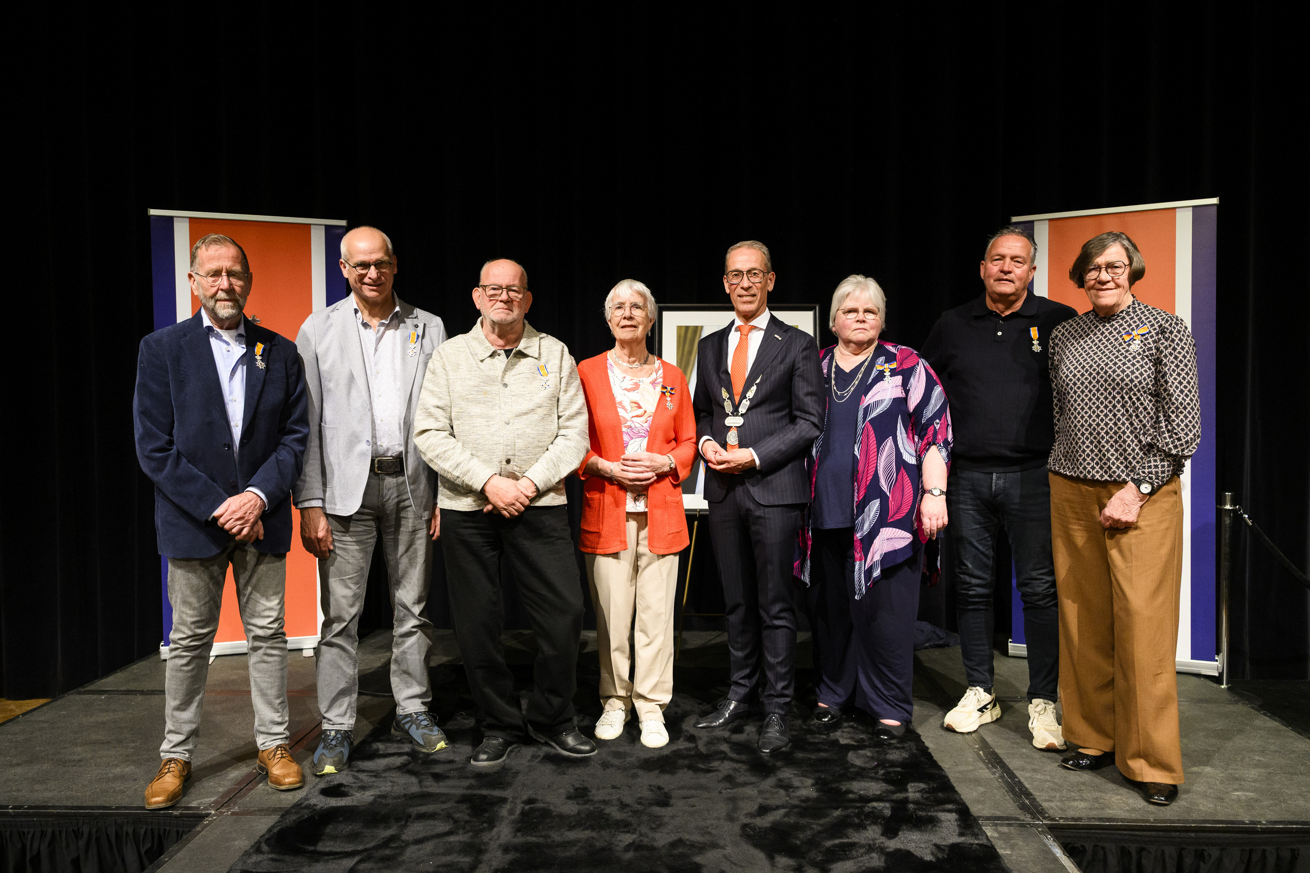 Groepsfoto Lintjesregen