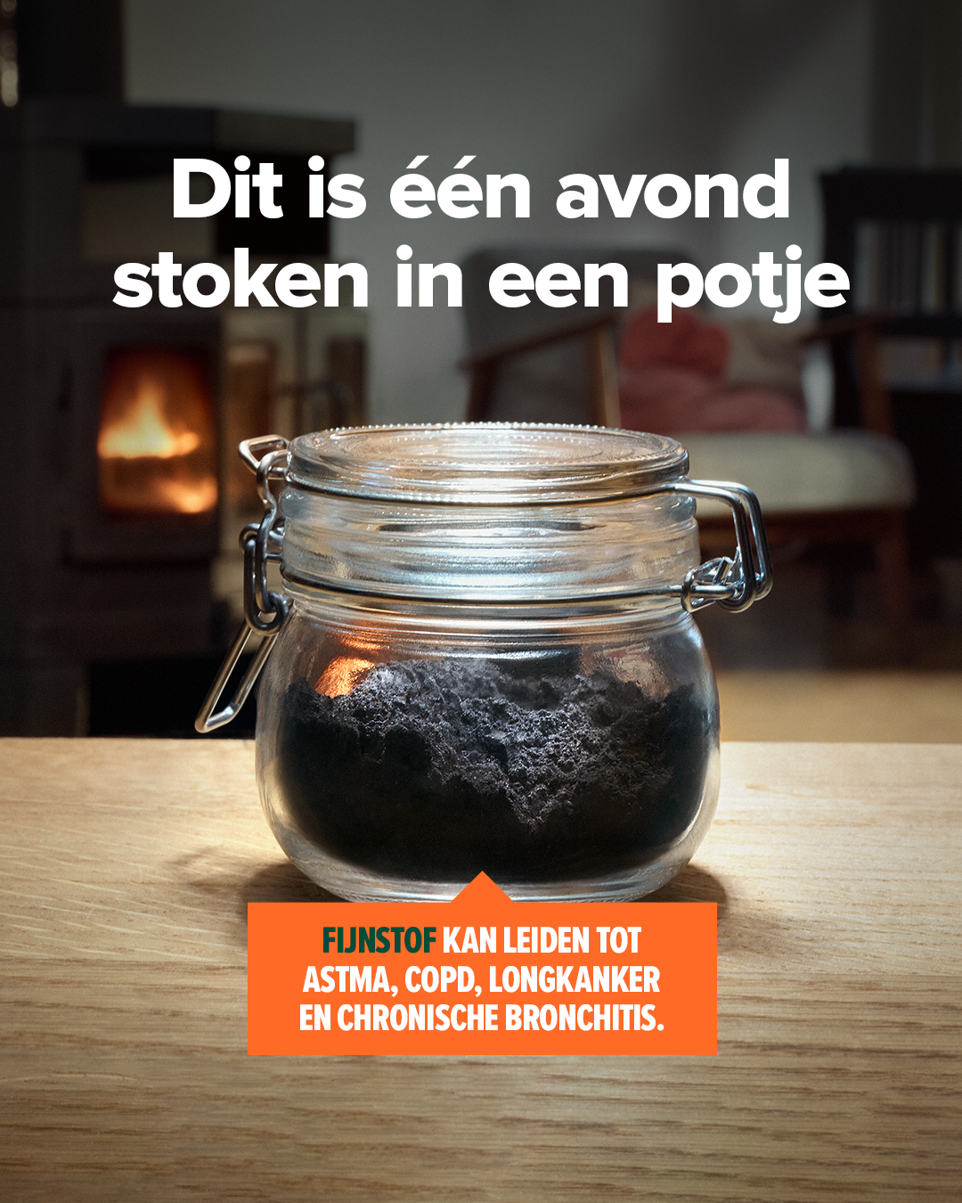 campagnebeeld houtstook