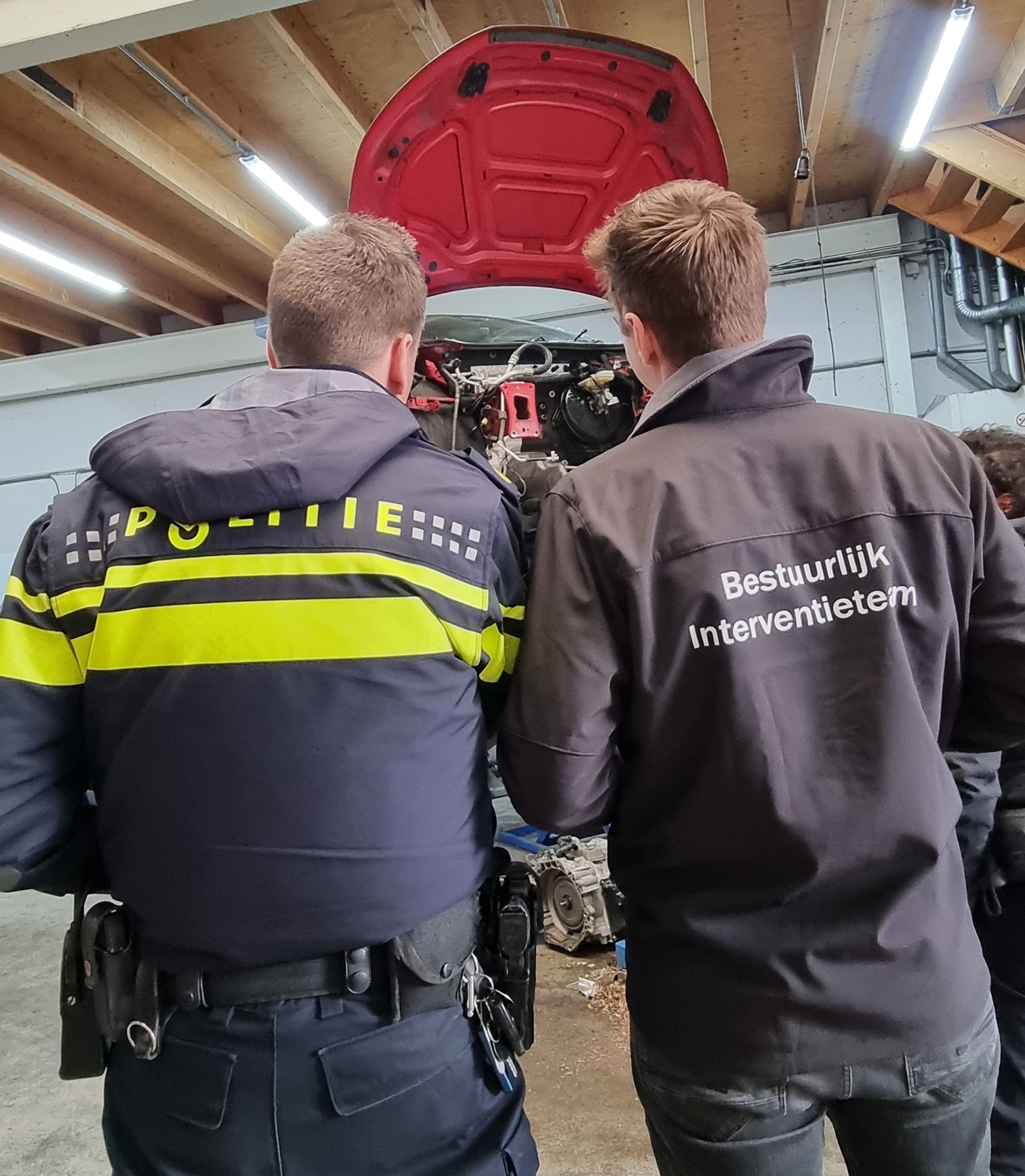 Foto controle bij autobedrijven