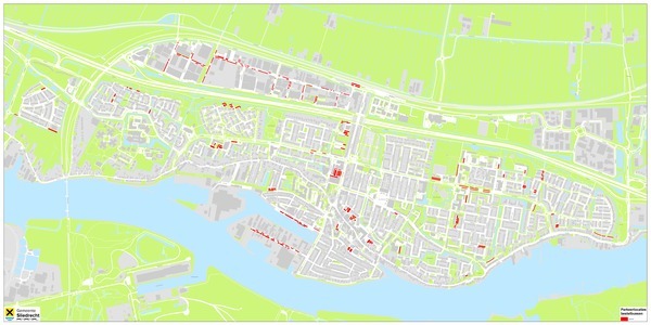 Locaties parkeren grote voertuigen